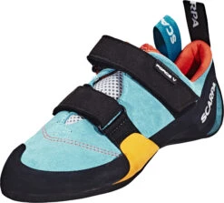Scarpa Force V Klimschoenen Dames, Turquoise/zwart