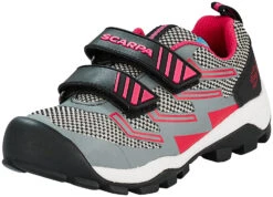 Scarpa Hook & Loop Schoenen Kinderen, Grijs/roze