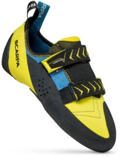 Scarpa Vapor V Klimschoenen Heren, Geel/blauw